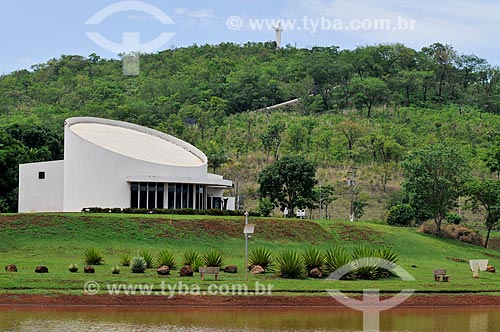  JK Memorial - JK Ecological Park - where on April 4, 1955 the candidate, in this time, Juscelino Kubitschek say about the commitment to build Brasilia by first time  - Jatai city - Goias state (GO) - Brazil