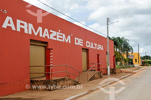  Facade of Armazem da Cultura (Warehouse of Culture)  - Serranopolis city - Goias state (GO) - Brazil