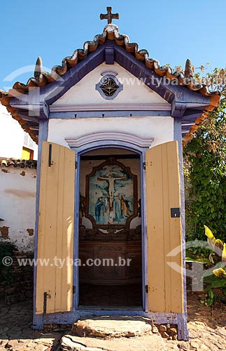  Oratory near to Fountain of the Traiana  - Paracatu city - Minas Gerais state (MG) - Brazil