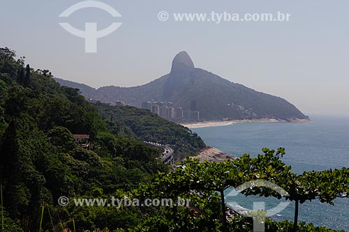  Joa Highway (1972) with Sao Conrado Beach and Two Brothers Mountain in the background  - Rio de Janeiro city - Rio de Janeiro state (RJ) - Brazil