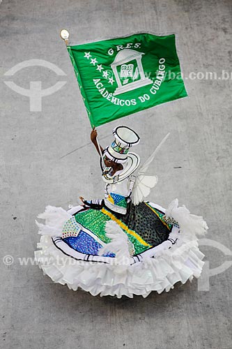  Parade of Gremio Recreativo Escola de Samba Academicos do Cubango Samba School - Flag-bearer - Plot in 2014 - Black continent: an African epic  - Rio de Janeiro city - Rio de Janeiro state (RJ) - Brazil