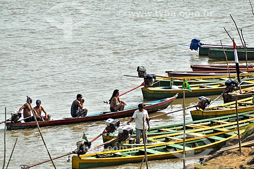  Canoes - port of Sao Carlos district  - Porto Velho city - Rondonia state (RO) - Brazil