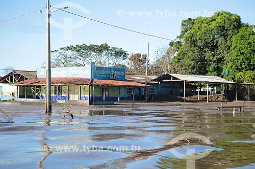  Street in the center of Porto Velho city flooded due to Madeira River  - Porto Velho city - Rondonia state (RO) - Brazil