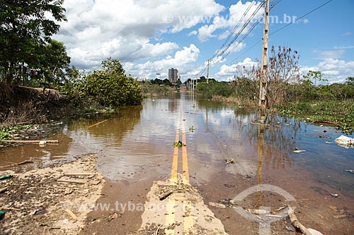  Street of Porto Velho city flooded due to Madeira River  - Porto Velho city - Rondonia state (RO) - Brazil