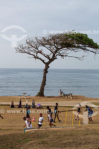  People - Pituba Beach waterfront  - Salvador city - Bahia state (BA) - Brazil