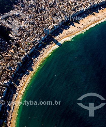  Aerial photo of Copacabana Beach  - Rio de Janeiro city - Rio de Janeiro state (RJ) - Brazil