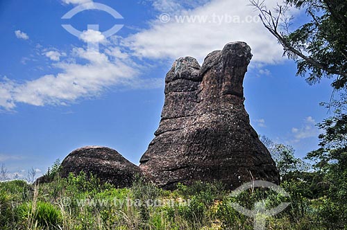  A Bota (The Boot) - sandstone formation of the Vila Velha State Park  - Ponta Grossa city - Parana state (PR) - Brazil