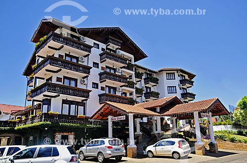  Facade of Hotel Tirol  - Treze Tilias city - Santa Catarina state (SC) - Brazil