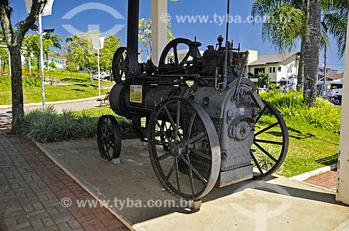  Traction engine - Joao Macagnan Square  - Agua Doce city - Santa Catarina state (SC) - Brazil