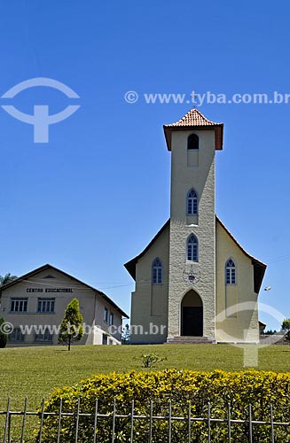  Lutheran church temple  - Dona Emma city - Santa Catarina state (SC) - Brazil