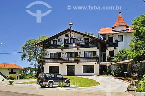 Facade of Hotel Schneider  - Treze Tilias city - Santa Catarina state (SC) - Brazil