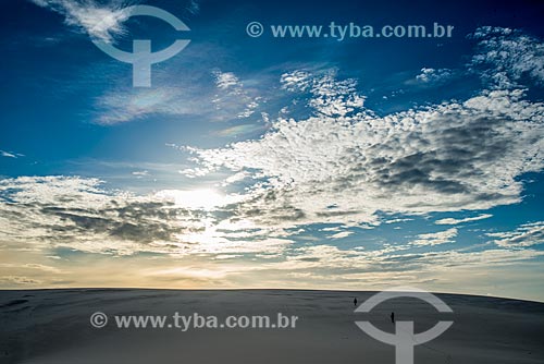  Tourists - Lencois Maranhenses National Park  - Barreirinhas city - Maranhao state (MA) - Brazil