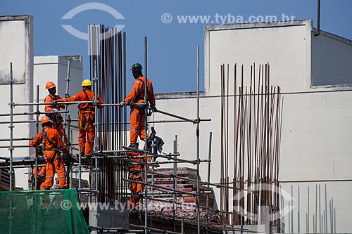  Construction site of a building - Francisco Otaviano Street  - Rio de Janeiro city - Rio de Janeiro state (RJ) - Brazil