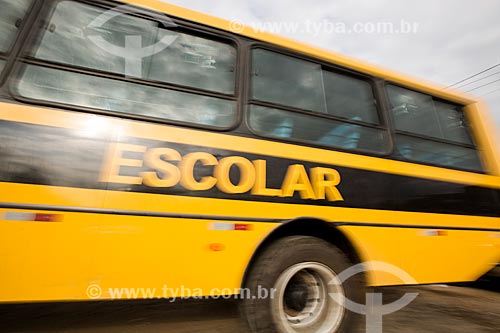  School bus - Juazeiro do Norte city  - Juazeiro do Norte city - Ceara state (CE) - Brazil
