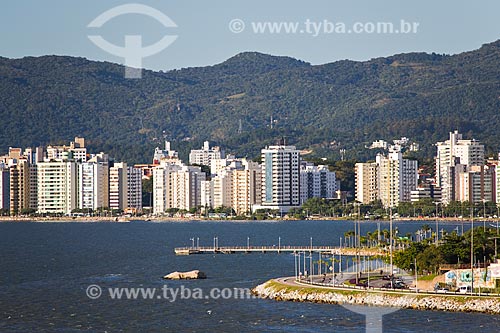  View of Governador Irineu Bornhausen Avenue - Santa Catarina Island waterfront  - Florianopolis city - Santa Catarina state (SC) - Brazil
