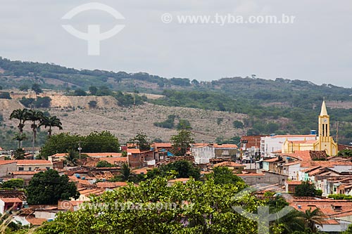  General view of Nova Olinda city with Sao Sebastiao Church to the right  - Nova Olinda city - Ceara state (CE) - Brazil
