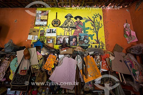  Detail of workshop of the Espedito Seleiro artisan  - Nova Olinda city - Ceara state (CE) - Brazil
