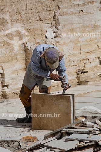  Limestone extraction area - Geosite Pedra Cariri - Araripe Geopark  - Santana do Cariri city - Ceara state (CE) - Brazil