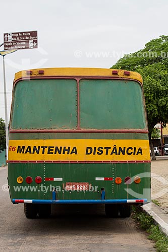  Old bus back  - Juazeiro do Norte city - Ceara state (CE) - Brazil