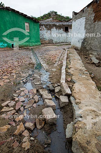  Open sewer - Horto Hill  - Juazeiro do Norte city - Ceara state (CE) - Brazil