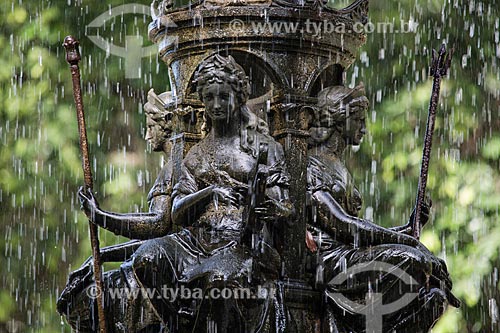  Detail of Fountain of the Muses - Botanical Garden of Rio de Janeiro  - Rio de Janeiro city - Rio de Janeiro state (RJ) - Brazil