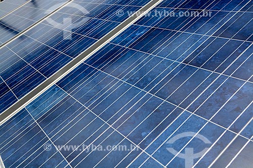  Detail of solar photovoltaic module  - Rio de Janeiro city - Rio de Janeiro state (RJ) - Brazil