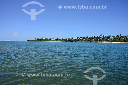  River mouth of Maragogipe River  - Maragogipe city - Bahia state (BA) - Brazil