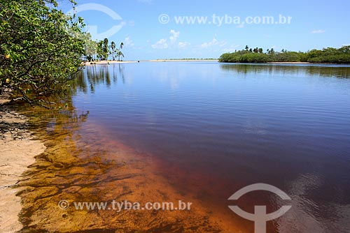  River mouth of Tabatinga River - Alagoas Ecological Route  - Porto de Pedras city - Alagoas state (AL) - Brazil