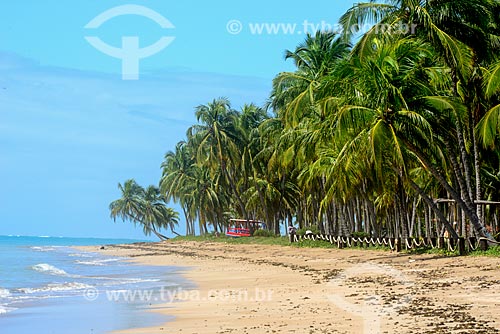 View of Patacho Beach waterfront - Alagoas Ecological Route  - Porto de Pedras city - Alagoas state (AL) - Brazil