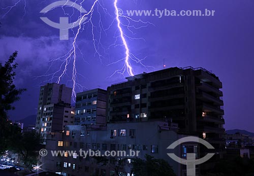  Lightning during storm  - Rio de Janeiro city - Rio de Janeiro state (RJ) - Brazil