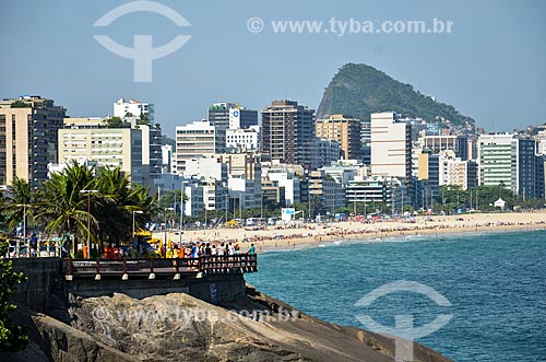  Mirante of Leblon with the Leblon Beach in the background  - Rio de Janeiro city - Rio de Janeiro state (RJ) - Brazil