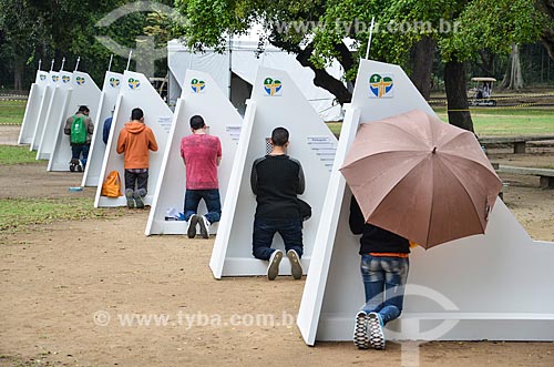  Confessionals - Quinta da Boa Vista Park during World Youth Day (WYD)  - Rio de Janeiro city - Rio de Janeiro state (RJ) - Brazil