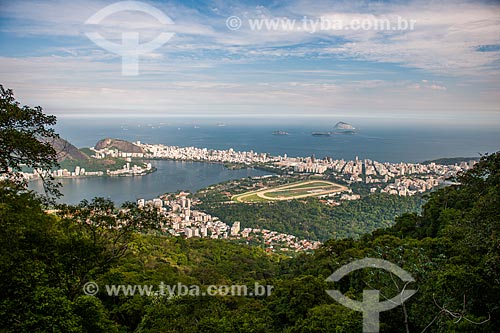 View of Rodrigo de Freitas Lagoon from Alto das Paineiras  - Rio de Janeiro city - Rio de Janeiro state (RJ) - Brazil