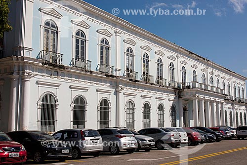  Rear facade of Antonio Lemos Palace - headquarters of Belem city hall and Cabanagem Museum (MABE)  - Belem city - Para state (PA) - Brazil