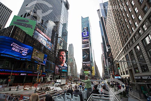  Facade of buildings - Times Square  - New York city - New York - United States of America