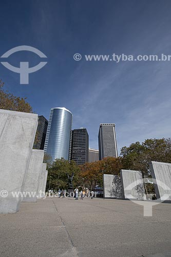  East Coast Memorial - monument to the dead in the waters of the Atlantic Ocean during the world war II - Battery Park  - New York city - New York - United States of America