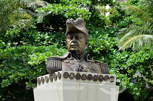  Bust of Luis Alves de Lima e Silva (1803 - 1880) - Duke of Caxias - Duque de Caxias Fort - also known as Leme Fort  - Rio de Janeiro city - Rio de Janeiro state (RJ) - Brazil