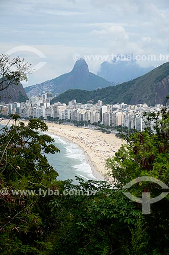  View of Beachs of Leme and Copacabana from Duque de Caxias Fort - also known as Leme Fort - Environmental Protection Area of Morro do Leme  - Rio de Janeiro city - Rio de Janeiro state (RJ) - Brazil