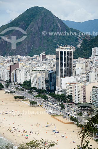  View of leme neighborhood from Duque de Caxias Fort - with Sao Joao Hill in the background  - Rio de Janeiro city - Rio de Janeiro state (RJ) - Brazil