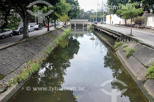  channel in Macacos River - General Garzon Street  - Rio de Janeiro city - Rio de Janeiro state (RJ) - Brazil