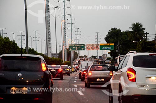  Traffic jam - Linha Amarela  - Rio de Janeiro city - Rio de Janeiro state (RJ) - Brazil
