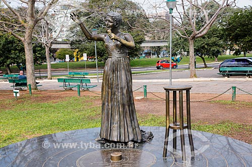  Statue in honor of singer Elis Regina  - Porto Alegre city - Rio Grande do Sul state (RS) - Brazil