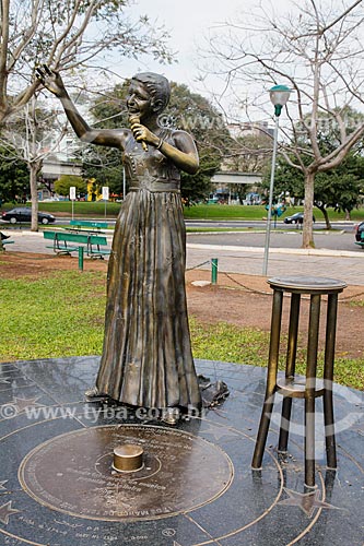  Statue in honor of singer Elis Regina  - Porto Alegre city - Rio Grande do Sul state (RS) - Brazil