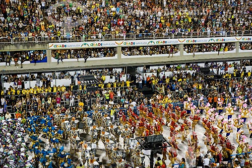  Parade of Gremio Recreativo Escola de Samba Unidos da Tijuca Samba School - Revelers - Plot in 2015 - A short story marked in the time: the swiss vision of Clovis Bornay  - Rio de Janeiro city - Rio de Janeiro state (RJ) - Brazil