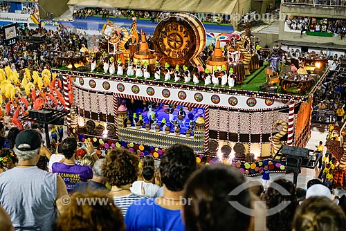  Parade of Gremio Recreativo Escola de Samba Unidos da Tijuca Samba School - Floats - Plot in 2015 - A short story marked in the time: the swiss vision of Clovis Bornay  - Rio de Janeiro city - Rio de Janeiro state (RJ) - Brazil