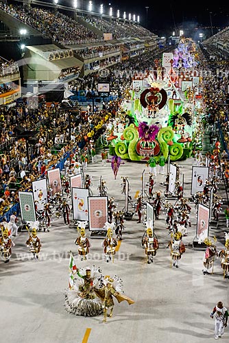  Parade of Gremio Recreativo Escola de Samba Academicos do Grande Rio Samba School - Flag-bearer couple - Plot in 2015 - The grande Rio is the deck of cards  - Rio de Janeiro city - Rio de Janeiro state (RJ) - Brazil