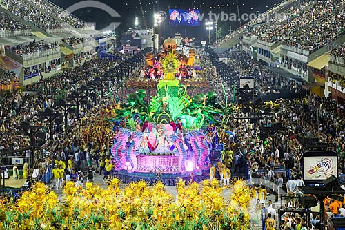  Parade of Gremio Recreativo Escola de Samba Paraiso do Tuiuti Samba School - Floats - Plot in 2015 - Curumim calls Cunhata that I will tell...  - Rio de Janeiro city - Rio de Janeiro state (RJ) - Brazil