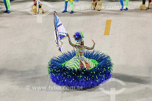  Parade of Gremio Recreativo Escola de Samba Caprichosos de Pilares Samba School - Flag-bearer couple - Plot in 2015 - In my hand is cheaper  - Rio de Janeiro city - Rio de Janeiro state (RJ) - Brazil
