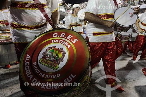  Parade of Gremio Recreativo Escola de Samba Alegria da Zona Sul Samba School - Drums - Plot in 2015 - Kari Oka  - Rio de Janeiro city - Rio de Janeiro state (RJ) - Brazil