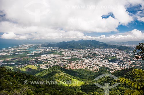  View of west zone from Mirante of Papagaio small ridge mountain  - Rio de Janeiro city - Rio de Janeiro state (RJ) - Brazil